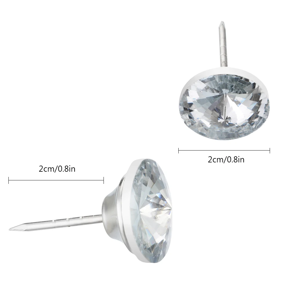 20 штук в упаковке Хрустальная Пряжка мягкая сумка диван гвозди алмазная пряжка