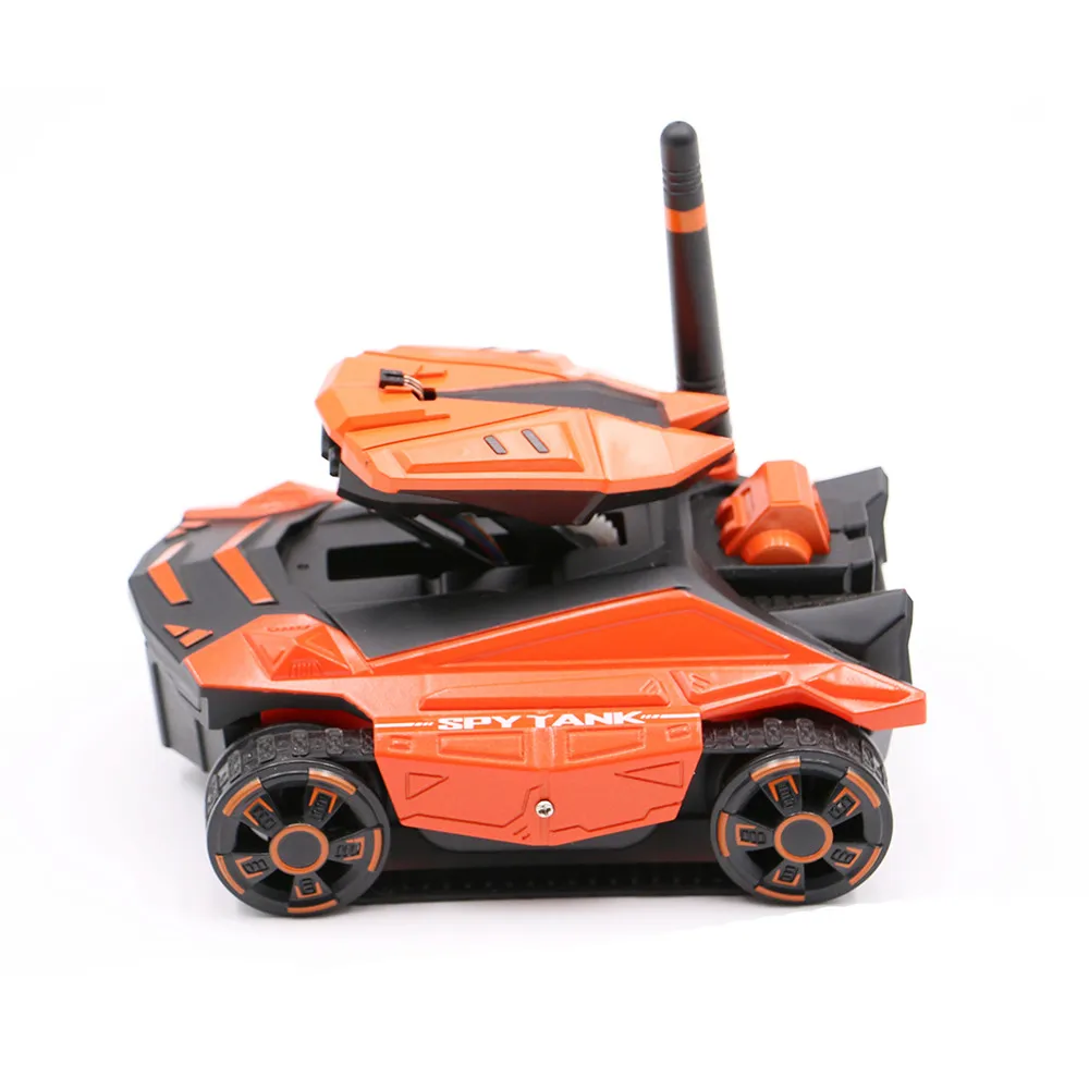 Радиоуправляемый шпионский танк с Wifi FPV 0.3MP камерой ATTOP YD-211 робот-телефон управляемый светодиодный автомобиль радиоуправляемый робот боевые танки приложение пульт дистанционного управления игрушка