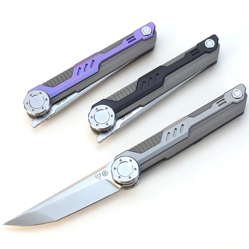 Нож MT-05 складной карманный резец с титановой ручкой и лезвием M390 60HRC походный