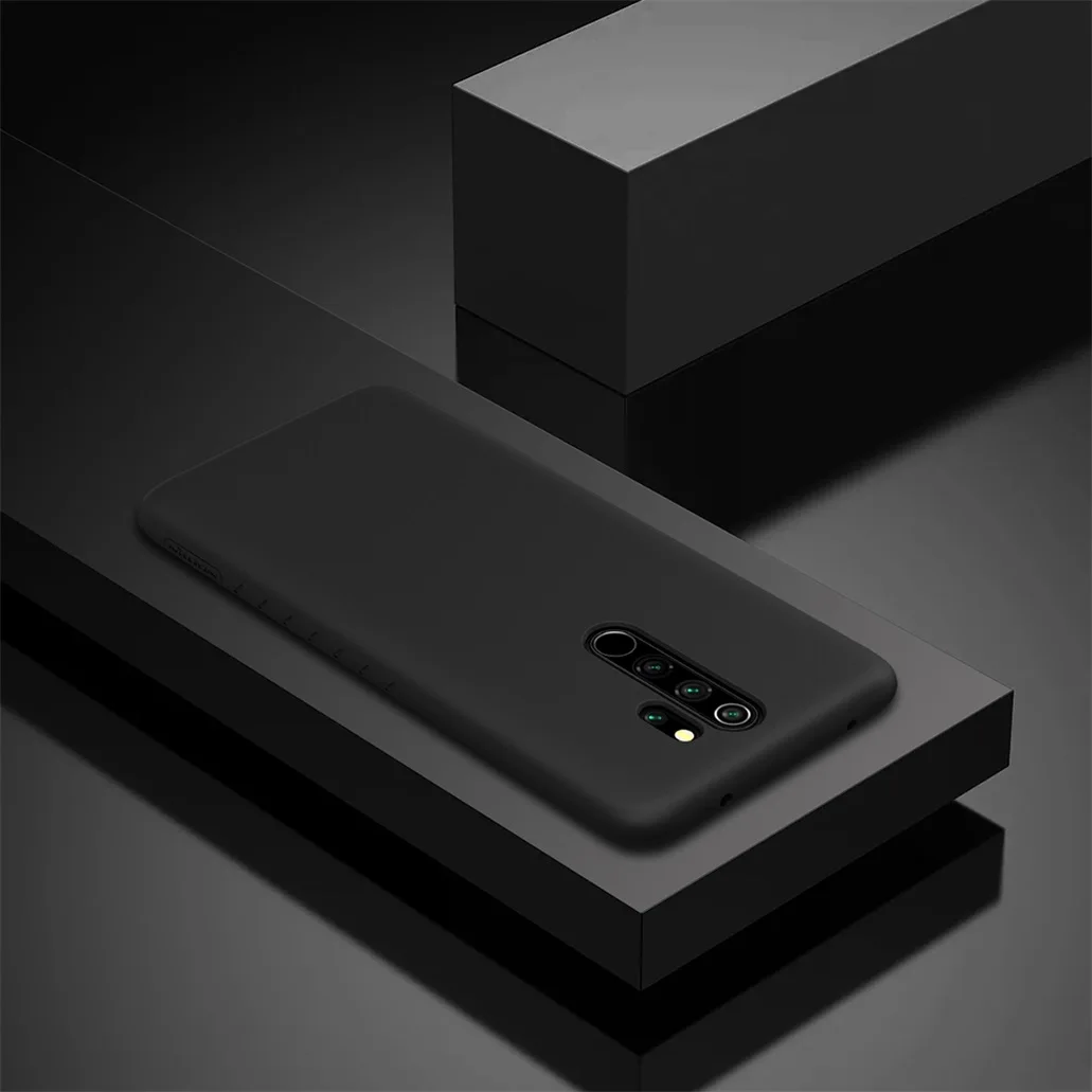 Чехол NILLKIN для Xiaomi Redmi Note 8 Pro, резиновый защитный чехол, задняя крышка из микрофибры для Redmi Note8 global