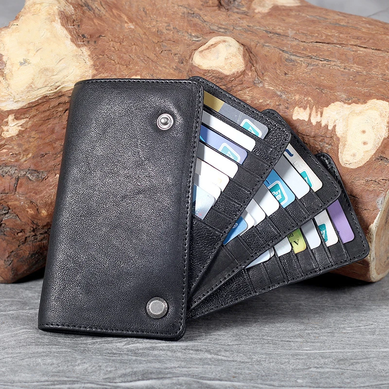 

SIKU men's leather credit card holder fashion men wallet wholesale card holder