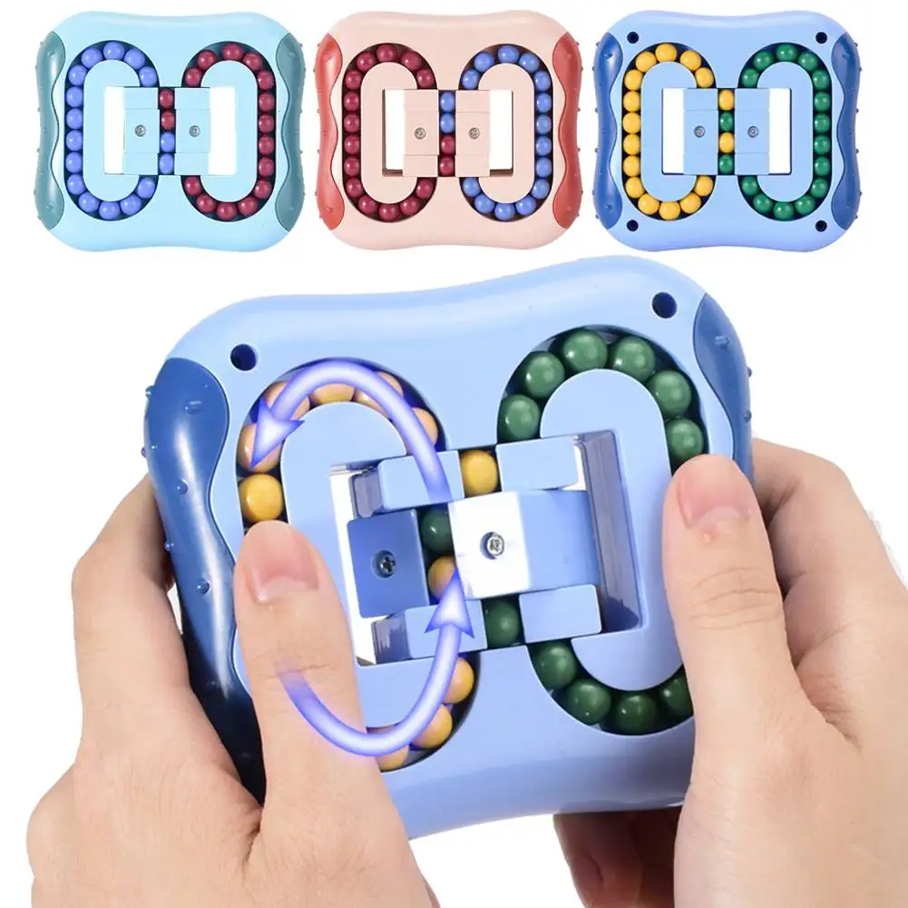 

Rotating Bean Intelligence Fingertip Cube Children's Finger Gyro Antistress Cube Educational Disk Toy