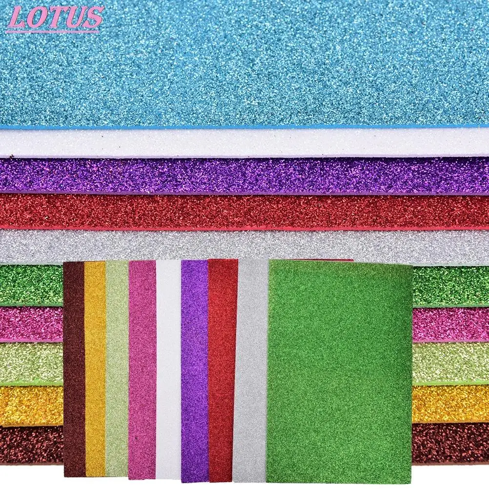 Вспышка Толстая губчатая бумага и пена эва Порошковая крафт-бумага цветная