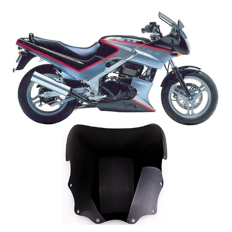 

for Kawasaki EX500 1994-2009 Motorcycle Windshield Windsn Deflectors Black