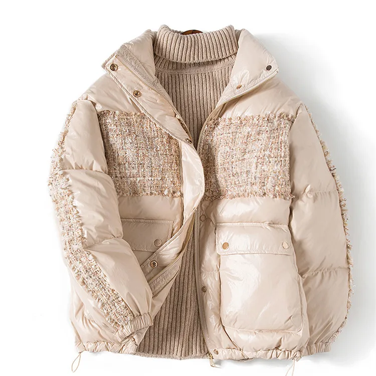 

KMETRAM 2020 Winter Coat Women 90% Duck Down Jacket Women Korean Elegant Puffer Jacket Fashion Warm Parka manteau femme ZHP216U