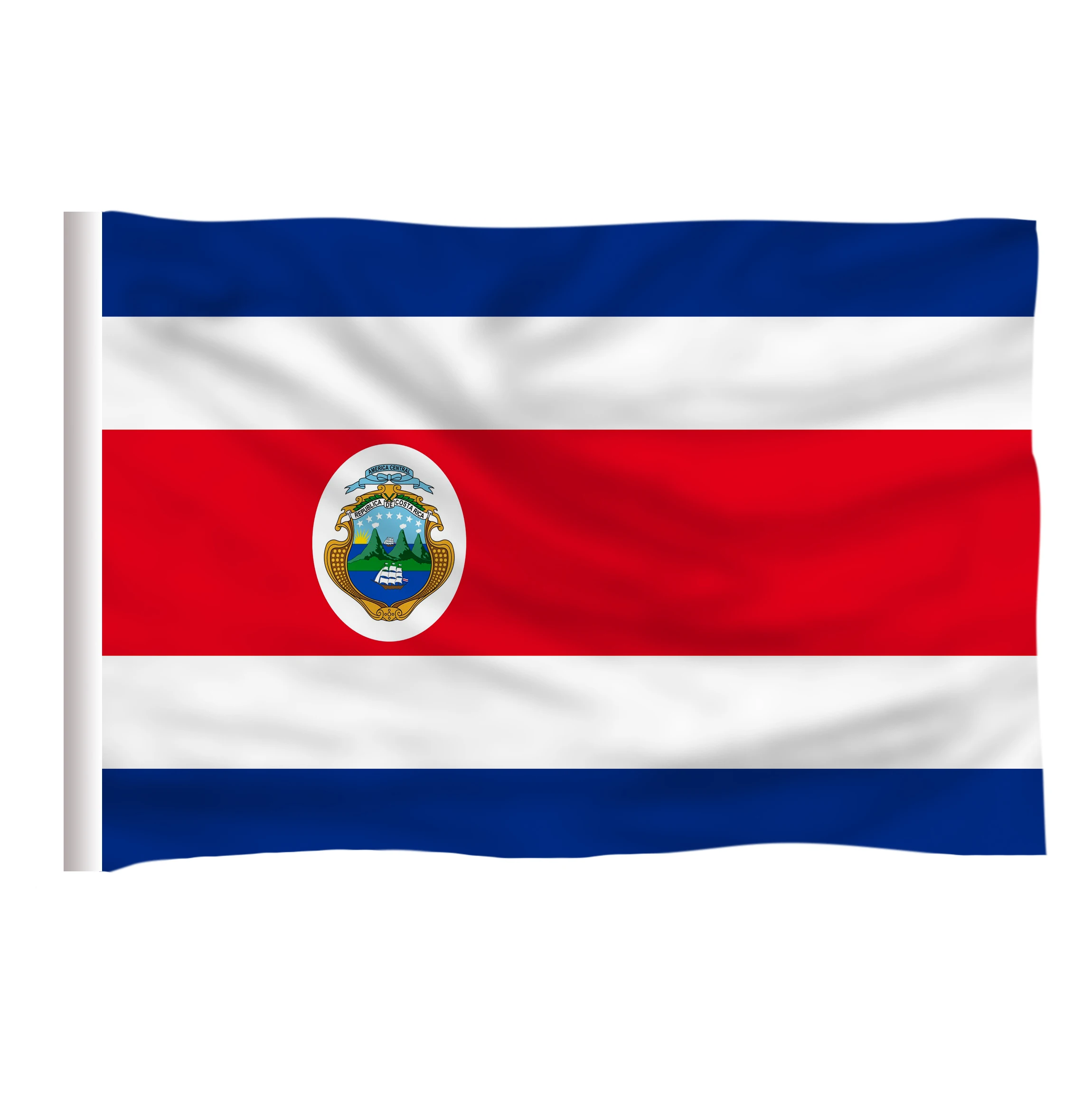 2017 флаг из полиэфира 5*3 фута 150*90 см Высокое качество Висячие и летающие|costa rica