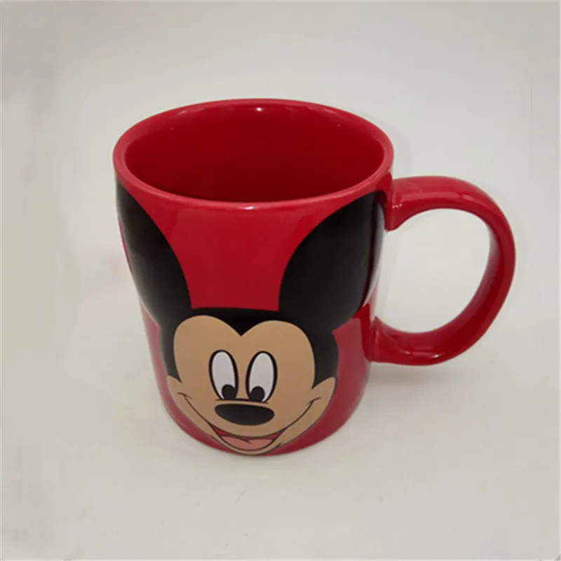 350 мл 3D Дисней Микки Минни Маус мультфильм керамическая чашка для воды Молоко Кофе Кружка домашний офис Коллекция чашки Женщины Девушки чашки подарки