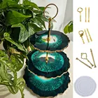 Форма силиконовая трехслойная для посуды сделай сам, поднос для эпоксидной смолы, форма для отливки подставки из глины, для рукоделия