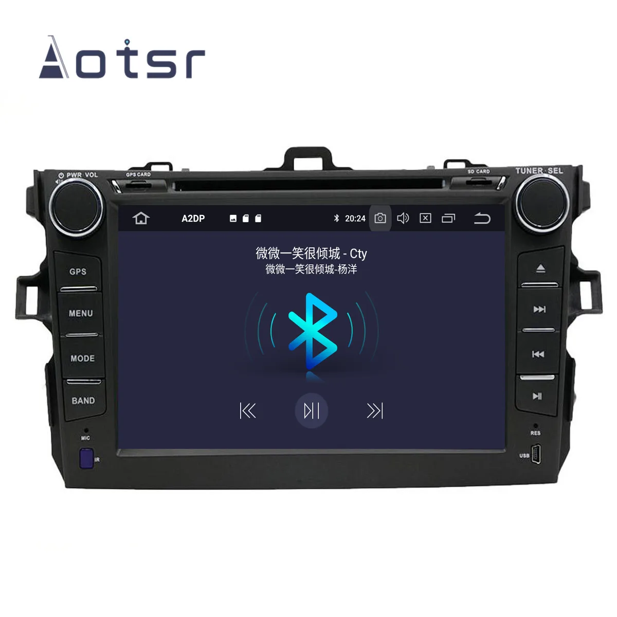 Автомобильный мультимедийный плеер 8 "Android 9 0 IPS GPS навигация радио для Toyota corolla