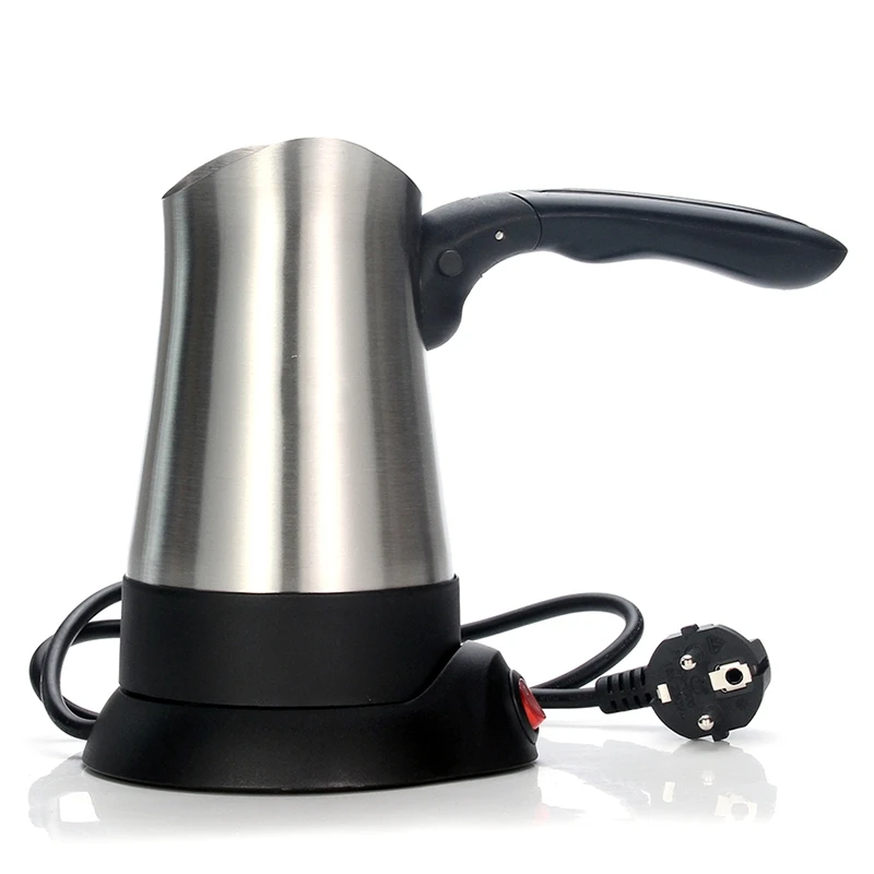 Электрическая Турецкая кофеварка портативная кофейница из нержавеющей стали