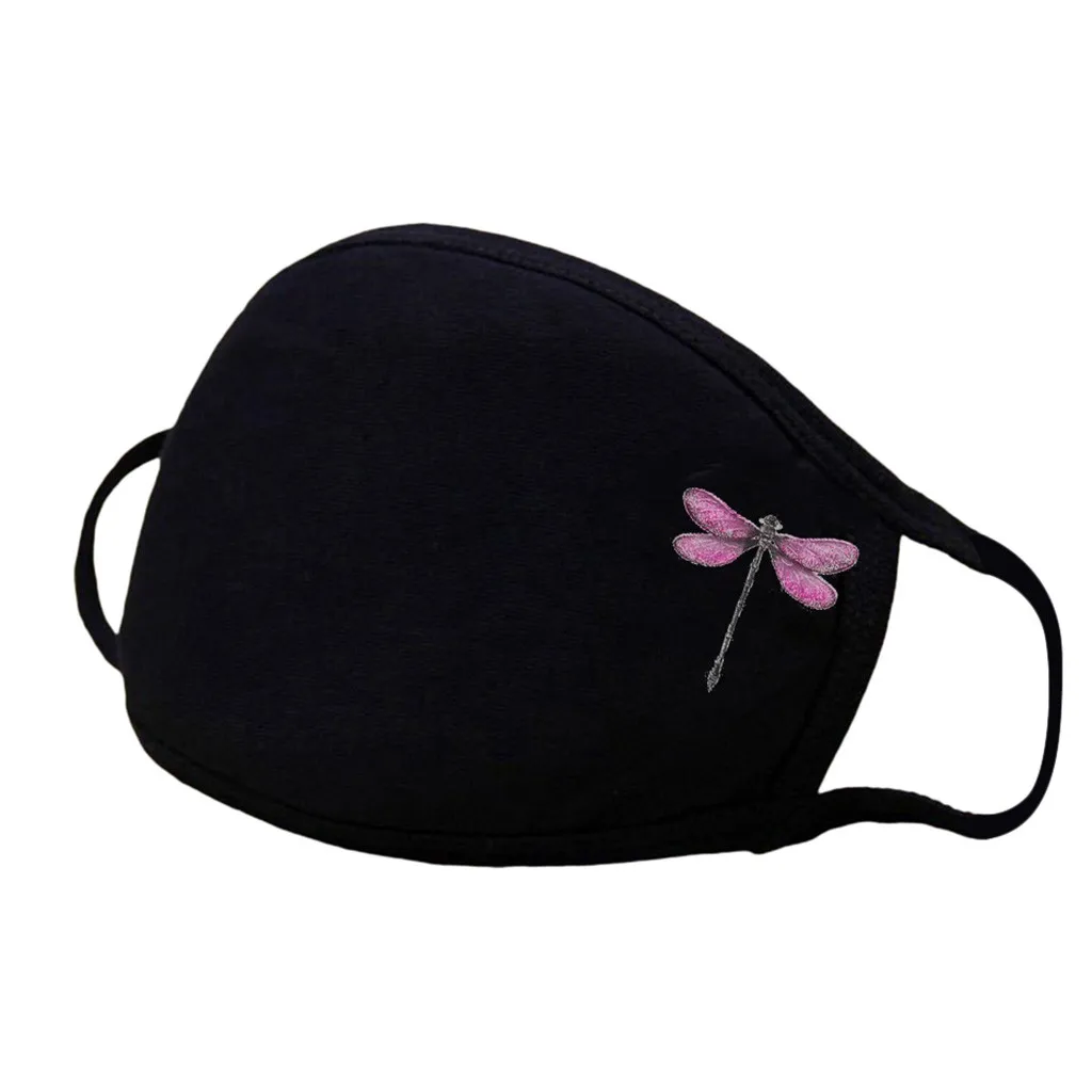 Мультяшный хлопковый респиратор для вечевечерние маски лица Пылезащитная маска