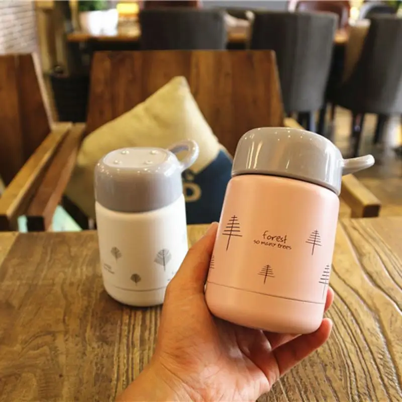 300 мл нержавеющая сталь милая Вакуумная чашка мультфильм Bento Box Портативный суп