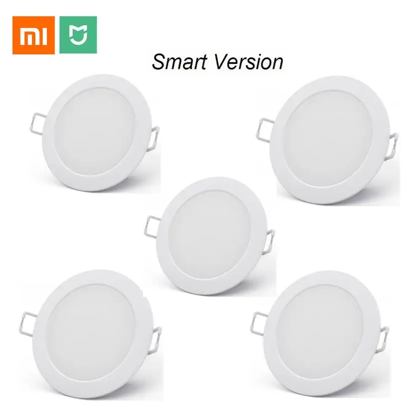 Интеллектуальный светильник xiaomi mi jia, работающий с приложением mi home, умный пульт дистанционного управления, белый и теплый светильник, встроенный потолочный светодиодный светильник