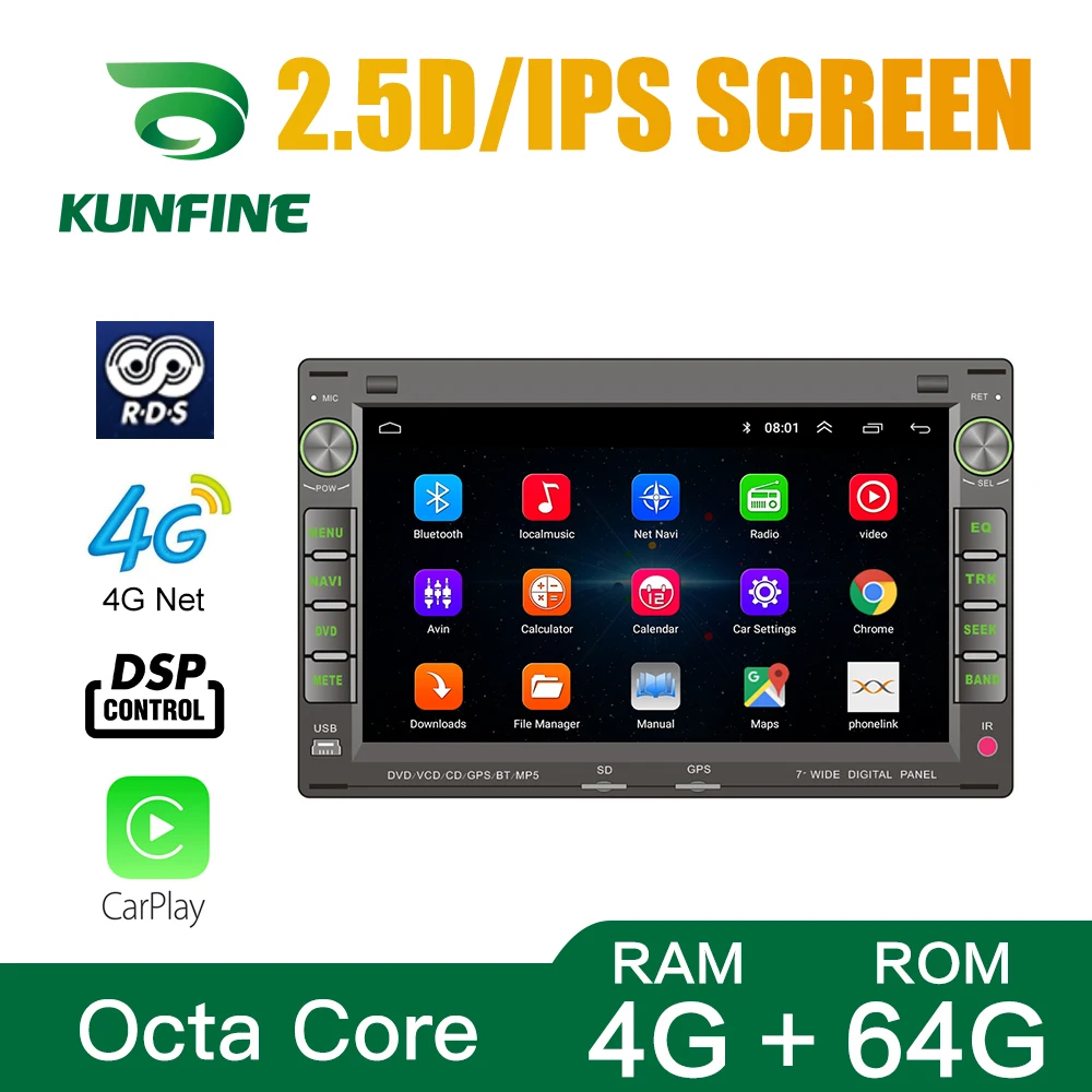 

Android Octa Core 7 inch Car Stereo for VW Jetta Polo Bora Golf 4 Passat B5 Car GPS Navigation Player Deckless Car Radio