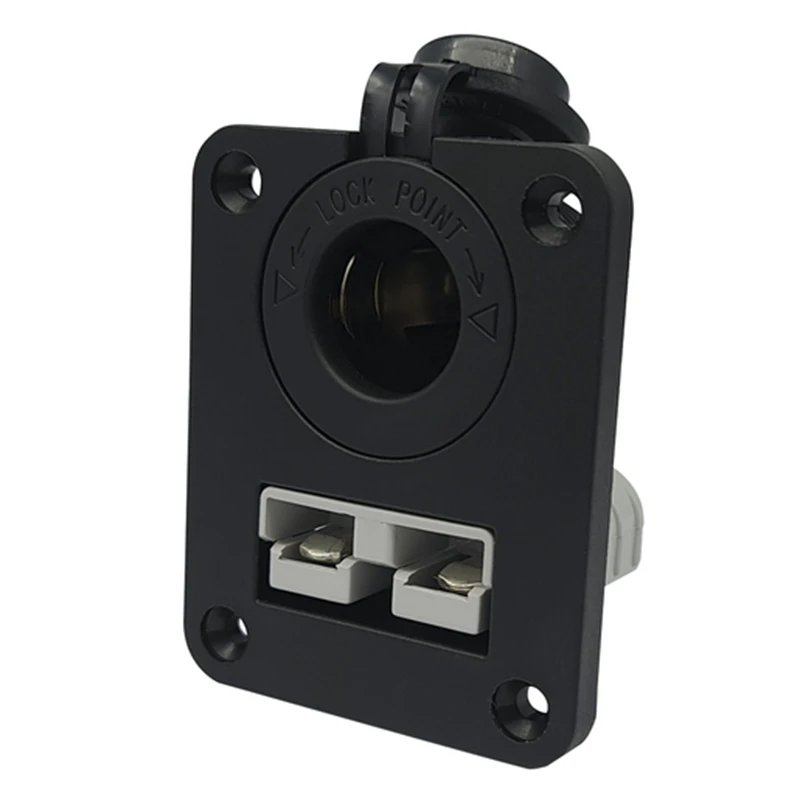 

Anderson Plug C-Igarette Lighter Socket Charger Flush Mount Recessed Plate for Caravan Camper Boat Truck