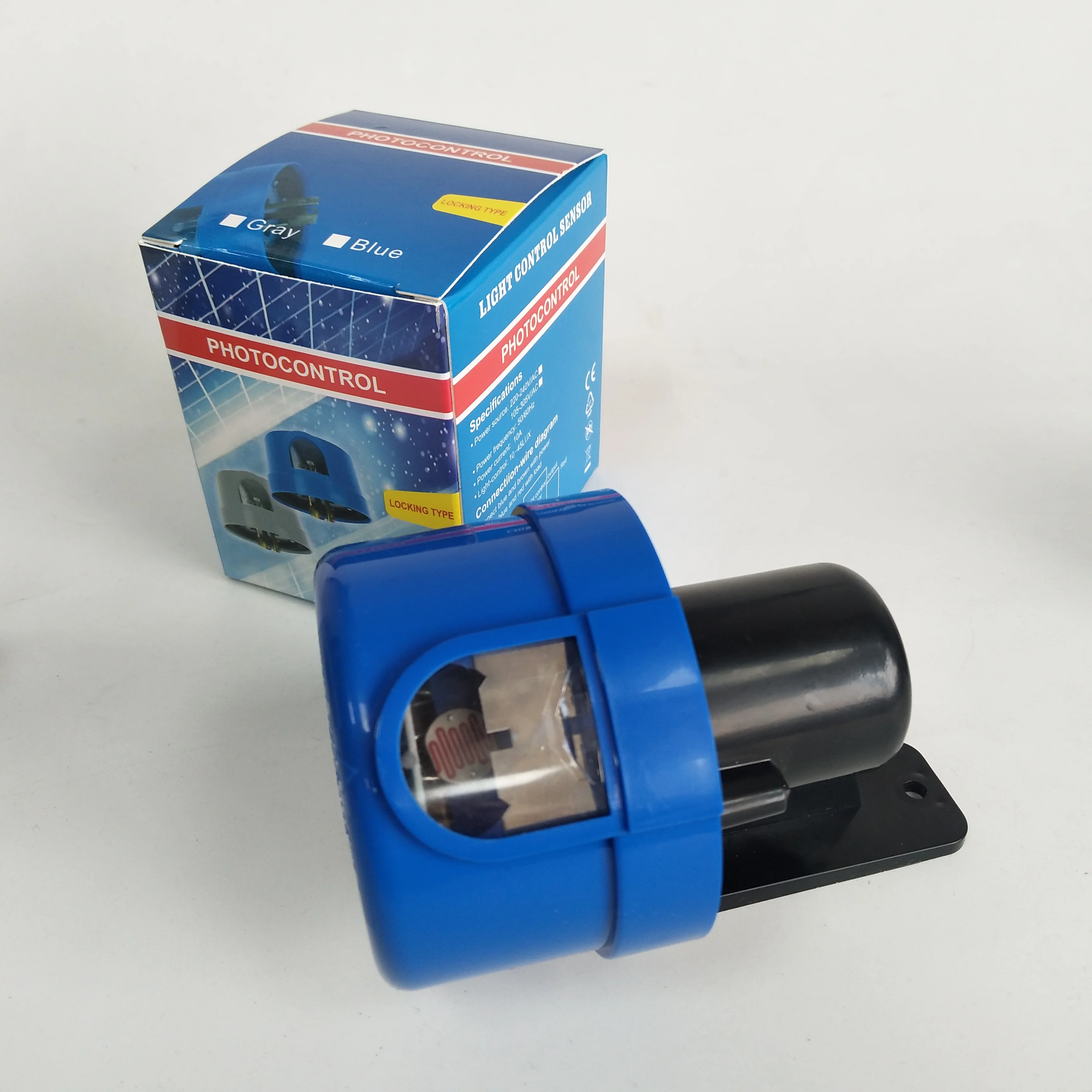 220V 120V 24V 12V 10A с твист замок штепсельные розетки держатель фотоэлемент Управление