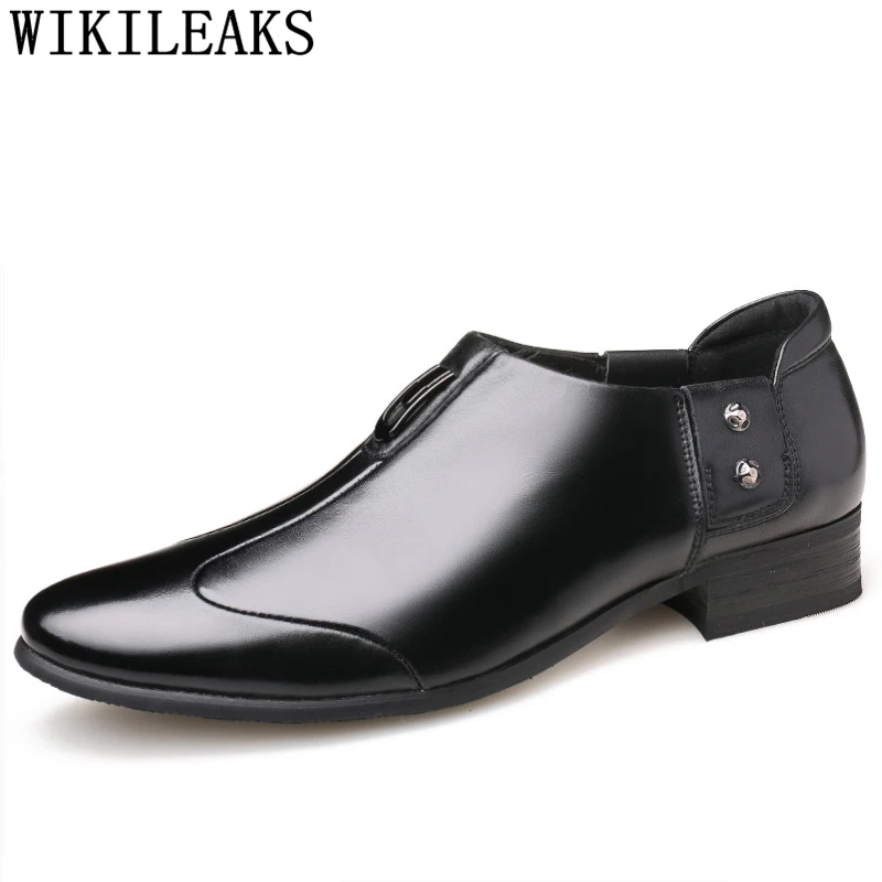 

Loafers Mens Formal Shoes Genuine Leather Italian Dress Coiffeur Office Shoes Men Classic Slip Dress Men Luxury Shoes Zapatos