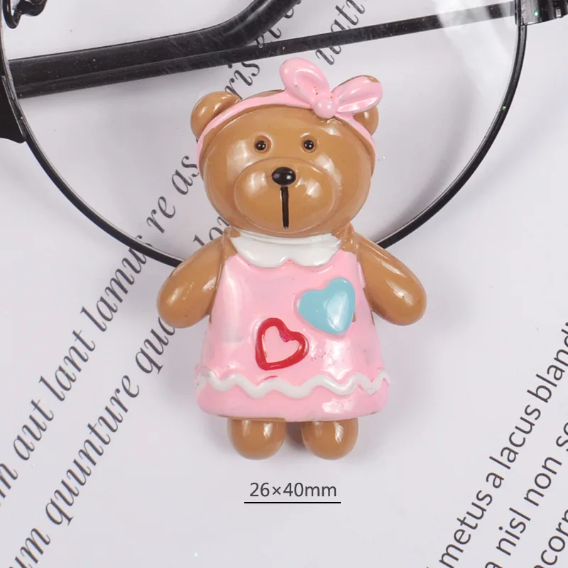 5 цветов полимерный мультяшный медведь супер светильник глина поставки слаймов