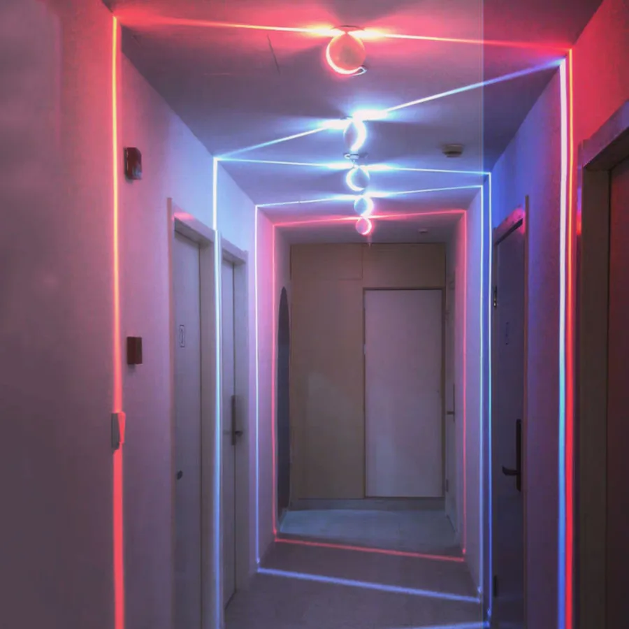 

10W Outdoor Window Sill Light Narrow Beam LED Wall Lamp 360 Degree Waterproof Villa Corridor Front Door Porch Light