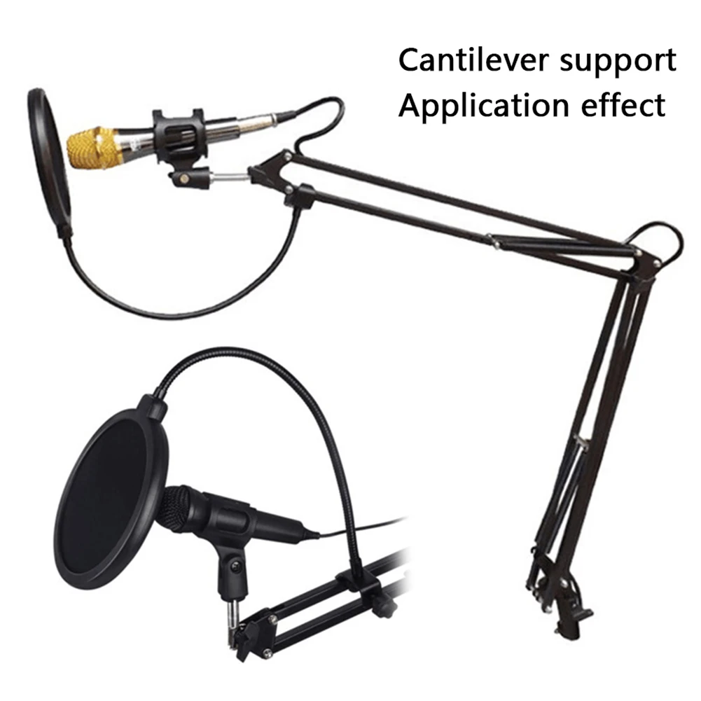 Поп фильтр с двухслойной записью спрей защита Двойная сетка для микрофона поп