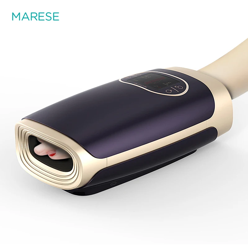 

Electric Wireless Hand Massager Finger Accupoint Massage with Air Pressure and Heat Compression Palm Beauty Care