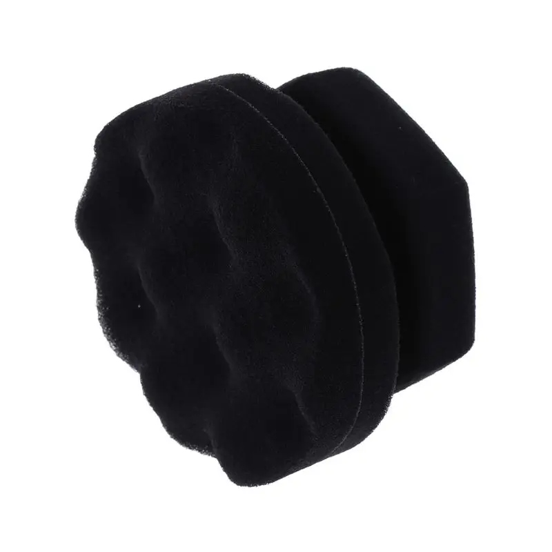 

X7AE 1PCS Wave Type Tire Dressing Tools Hex Grip Applicator Handheld Tire Waxing Sponge