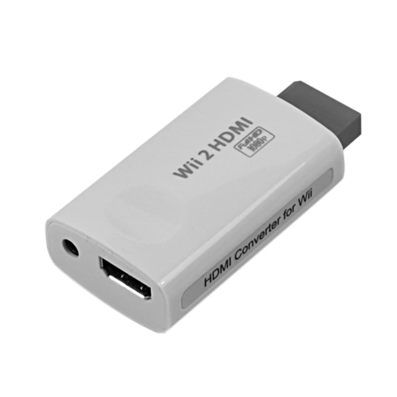 Wii к конвертеру HDMI адаптер FullHD 1080P ТВ o 3 5 мм поддерживает WII игровой консоли Вход