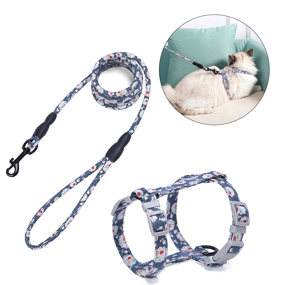 Регулируемый поводок для кошек ремень прогулок на открытом воздухе в японском