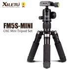 Штатив XILETU FM5S для камеры DSLR SLR, легкий дорожный мини-штатив с вращающейся на 360 градусов головкой