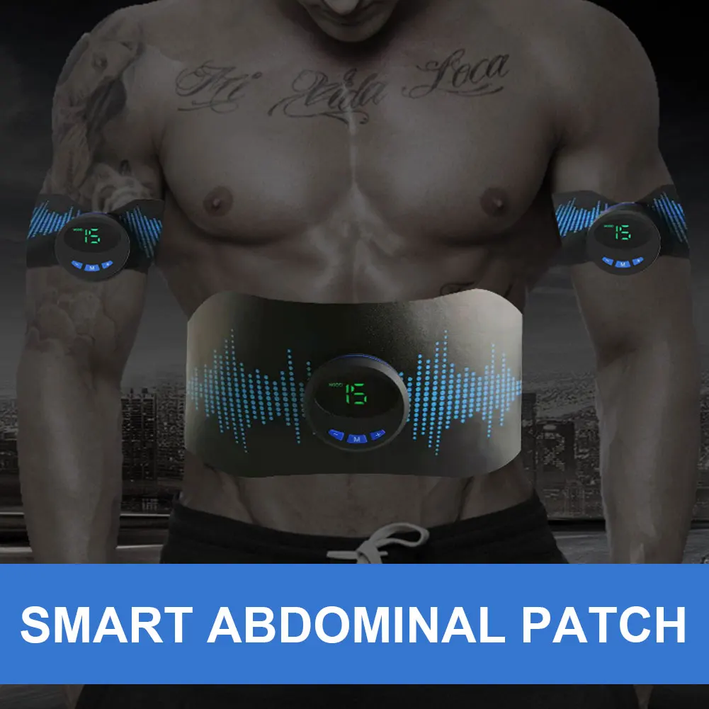 

Abdominal Toning Belt USB Abdominal Muscle Toner EMS Muscle Toning Belt for Men Women Training Device