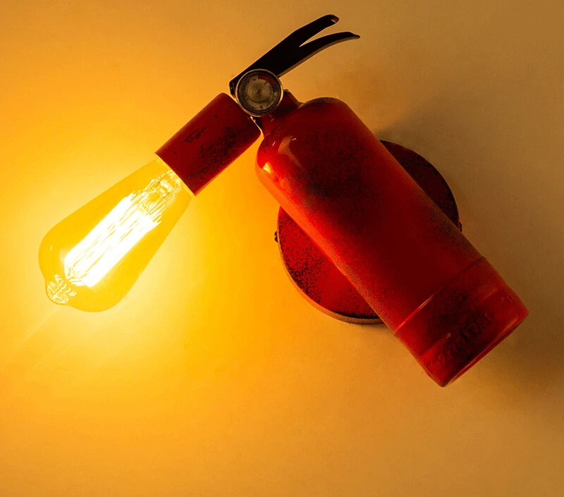 Современная креативная индивидуальная настенная лампа в ретро-индустриальном