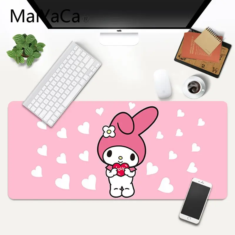 maiyaca japan anime mousepad gamer cute 60x30cm kawaii large gaming mouse pad xl locking edge laptop notebook desk mat free global shipping