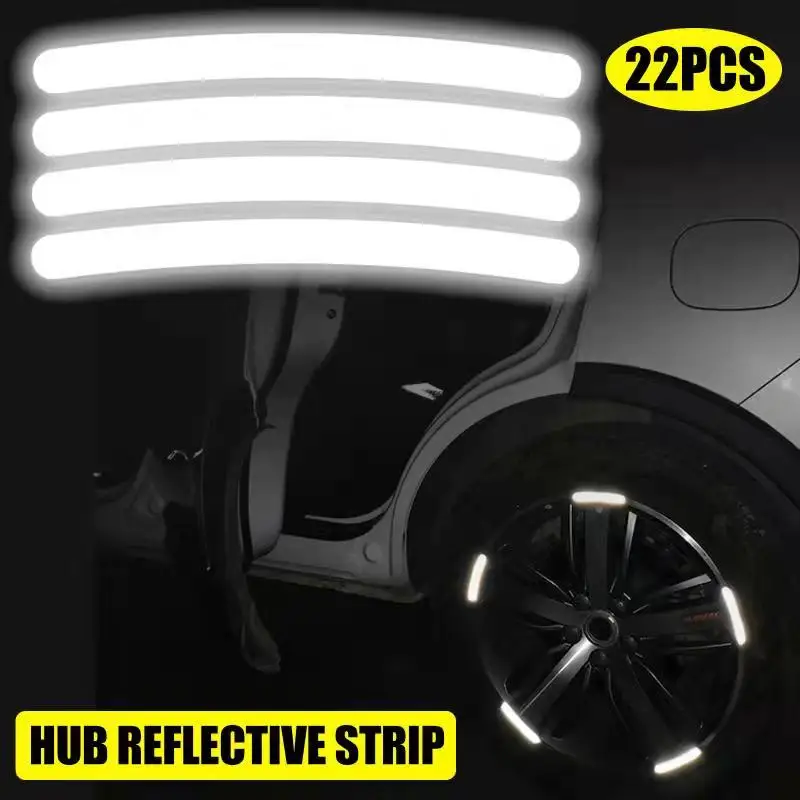 

22 шт., светоотражающие наклейки на обод Автомобиля Audi A1 A2 A3 A4 A6 A7 A8 Q3 Q5