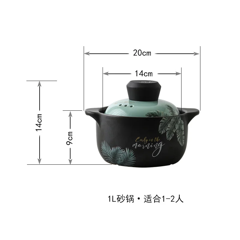 

Ceramic casserole direct fired domestic soup health preserving pot creative gifts cookware set pots and pans ceramic stew pot
