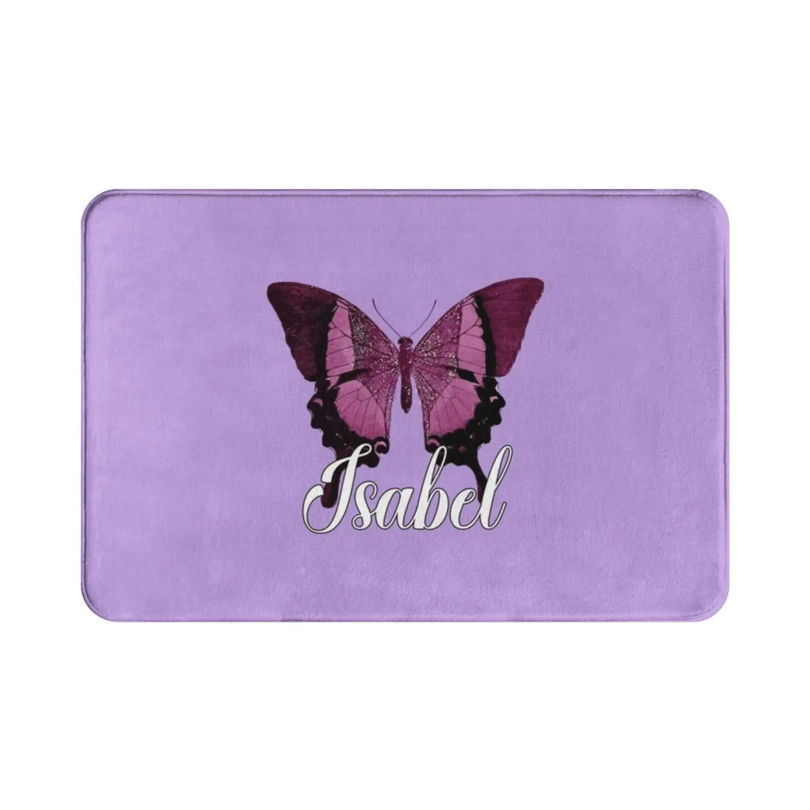 Коврик Изабель с именем/надписью/текстом/каллиграфией коврик мягкий именем