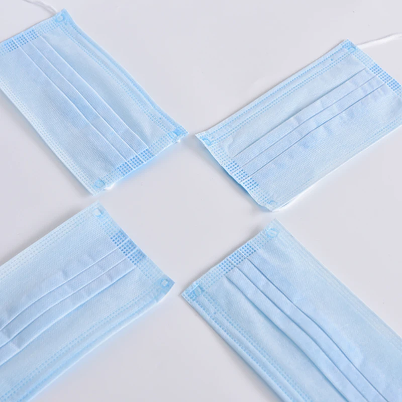 Breathable Disposable Non-Woven Mask Three-layer Filter Unisex Anti-dust Mouth Nose Ear Hanging Safe proof face mouth mask | Аксессуары