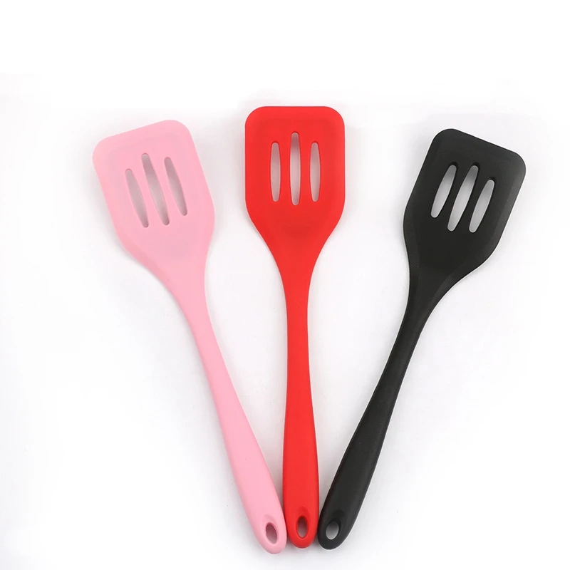 

Silicone Cooking Spatula Nonstick Slotted Spatula Kitchen Turner Stirring Shovel Heat Resistant Fried Spatula Kitchen Accessory