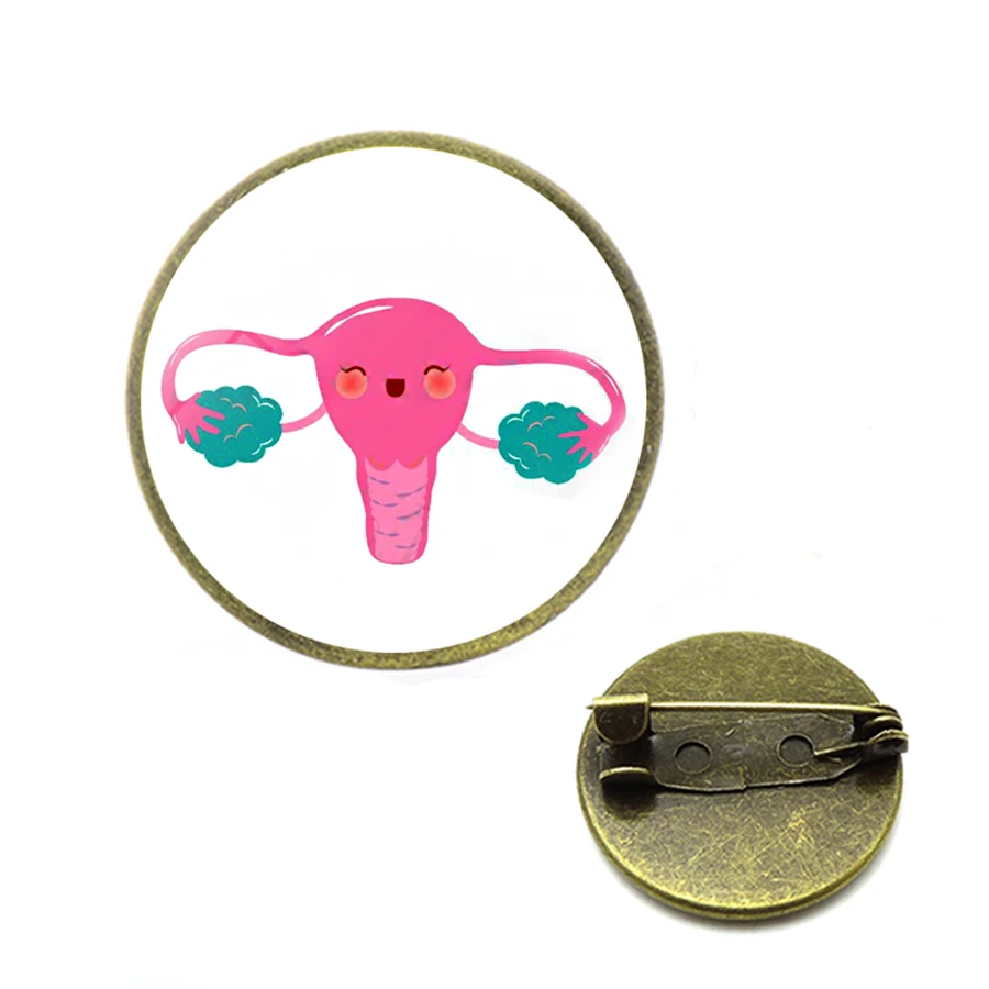 Женская утробная Брошь подарок феминизма значки значок кнопка отворот булавка