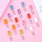 2-4 шт., бумажные зажимы в форме медведя