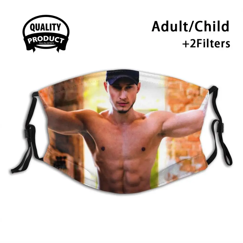 

Очень Сексуальная мужская маска для лица моющаяся маска с фильтром горячая Распродажа летние маски сексуальные аниме груди милый мужской м...