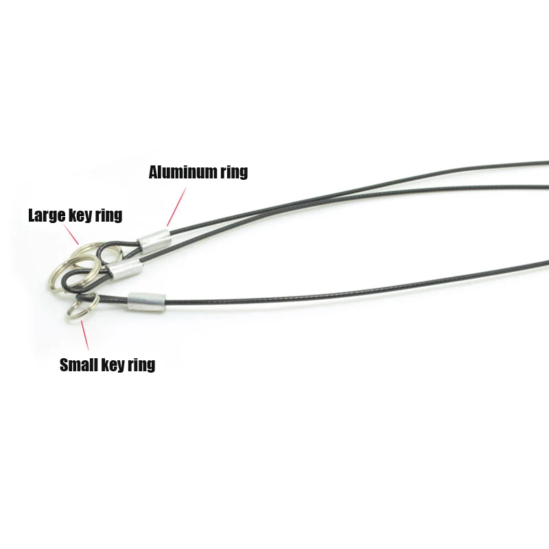 Ремешок для ключей с тросом 5 шт |