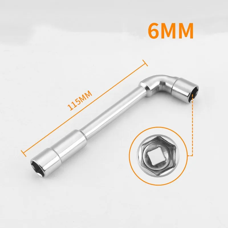 

Seiko High Quality 6-19mm Double End Spanner Chromium-vanadium Steel Socket Wrenches L Shaped Tubular Angled Wrench Hand Tool