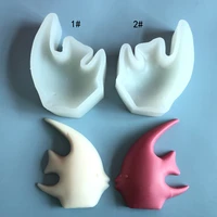 romantic swallow fish couple candle silicone mold for handmade desktop decoration gypsum resin aromatherapy candle mould