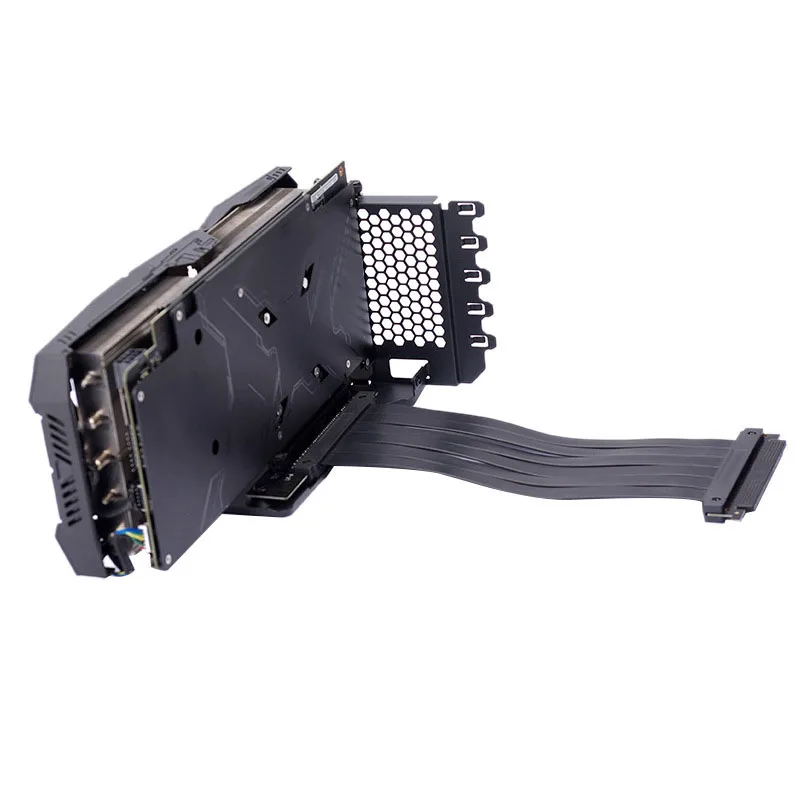 Anti Interference GPU Extension Line Computer PCI-E X16 Vertically VGA Card Bracket Set Suit 7 Slot Mount PH-VGPUKT_02 |