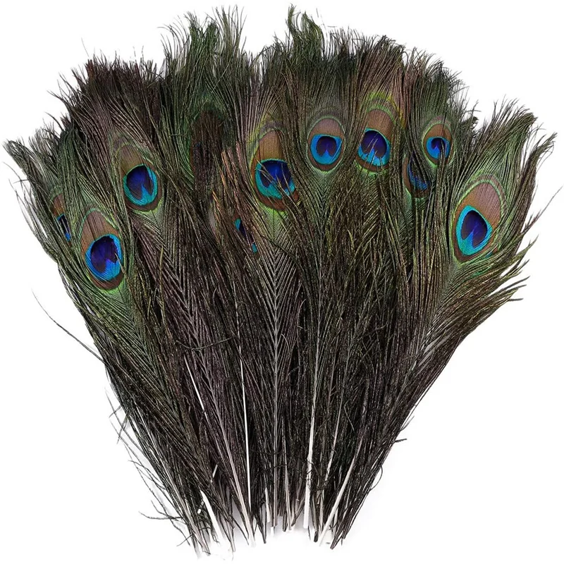 Натуральные перья павлина 20-500 шт. сделай сам 24-32 см для рукоделия украшения дома