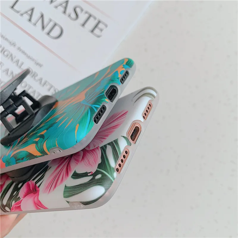 Чехол для телефона LOVECOM в стиле ретро с цветами и держателем Samsung A42 S20FE S20 Plus S21 S10 A21S