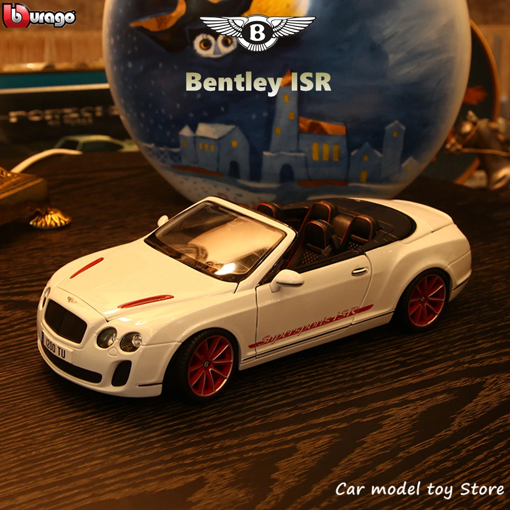 Модель автомобиля Bburago Bentley ISR в стиле ретро классическая модель украшение для