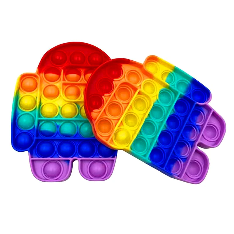 Среди Bubble сенсорная игрушка пуш ап Непоседа хлопки потребности смять взрослого