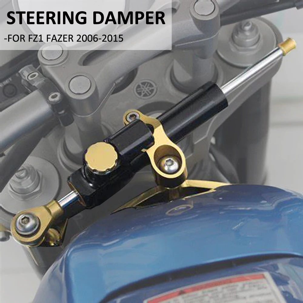 

Steering Damper Motorcycle Accessories Bracket Set Stabilizer Linear Dampers Mounting Support For Yamaha FZ1 FAZER 2006-2015