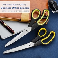 office scissors diy school stationery homehold steel scissor student crafts supplies multi tools tesoura escolar